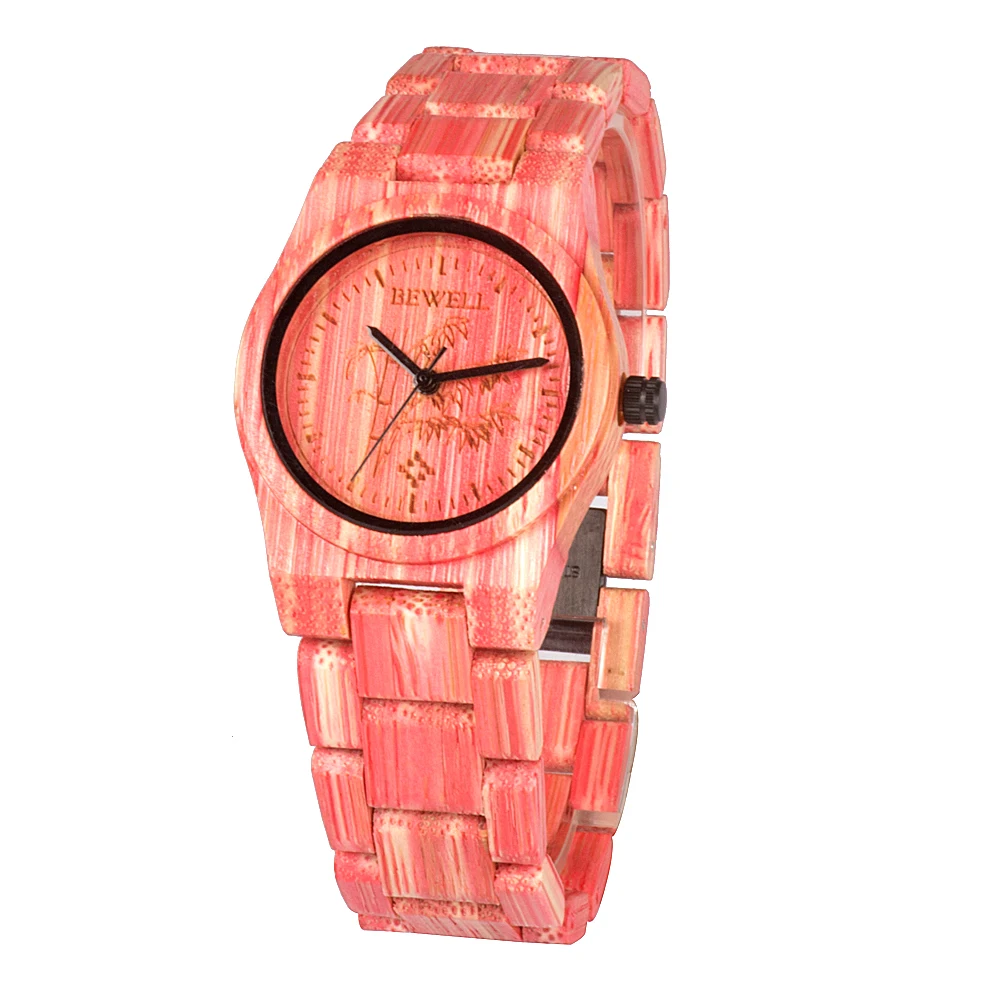 BEWELL WOODEN WATCH