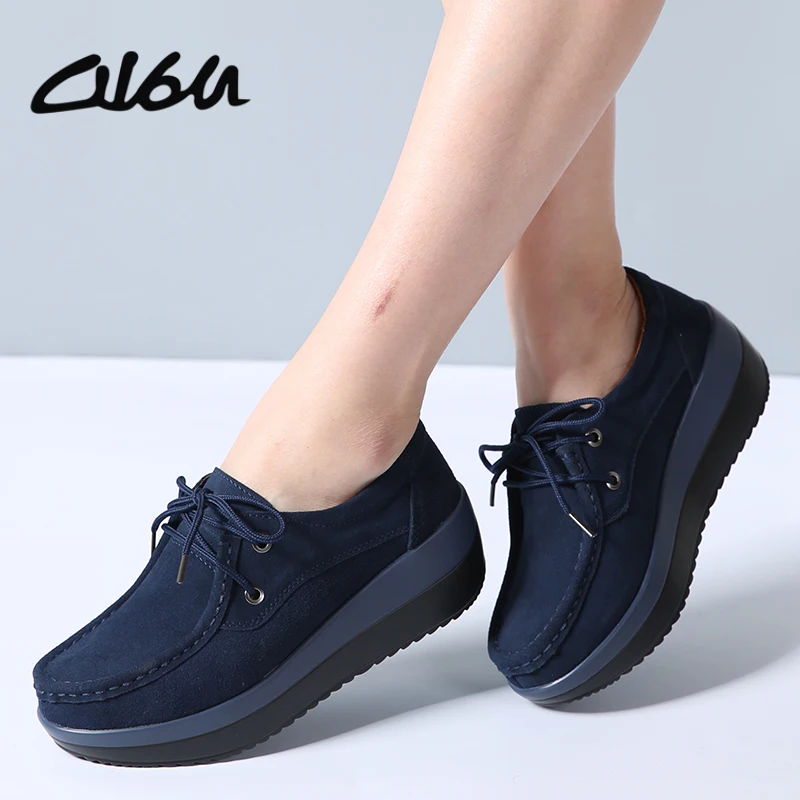 flat leather sneakers