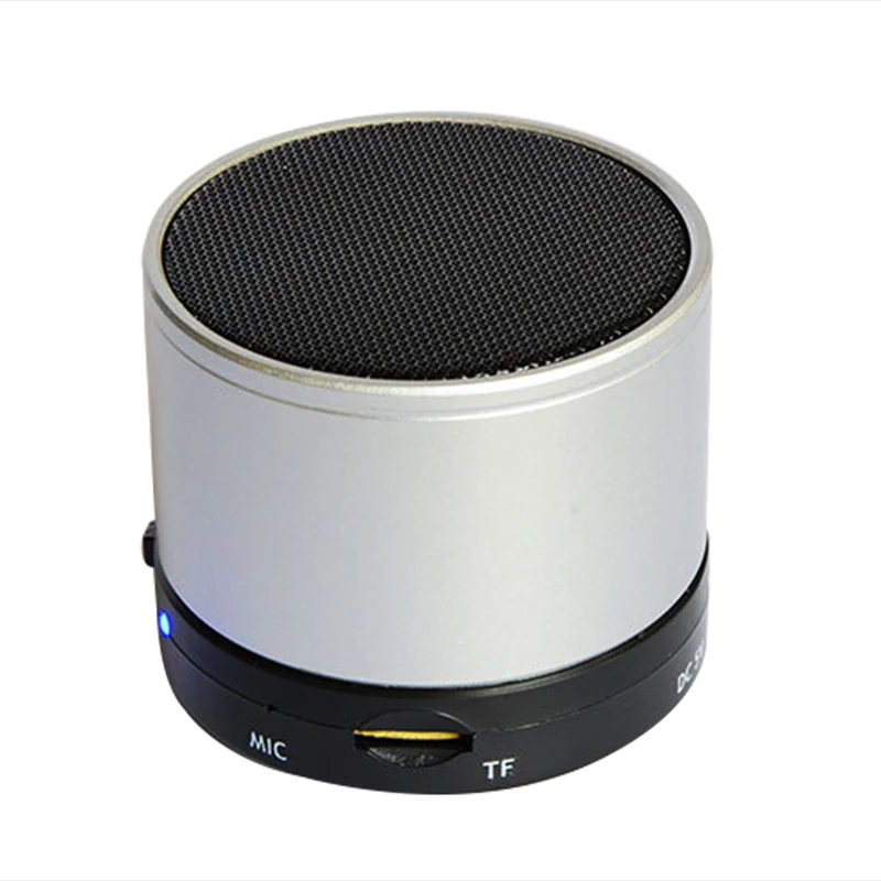 Bluetooth динамик Портативный беспроводной Bluetooth динамик s с HD звуком для сотового телефона GDeals - Цвет: Серый