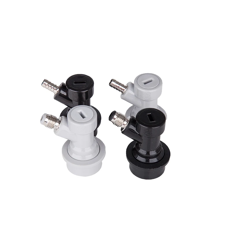 

1/4'' Homebrew Beer Lock Keg Disconnect Liquid Gas Connectors Ball Keg Connector Dispenser Straight Mouth Threaded Mouth