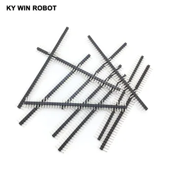 

10pcs 2mm 40 Pin Male Single Row Pin Header Strip 2.0mm male pin header connector copper Free Shipping