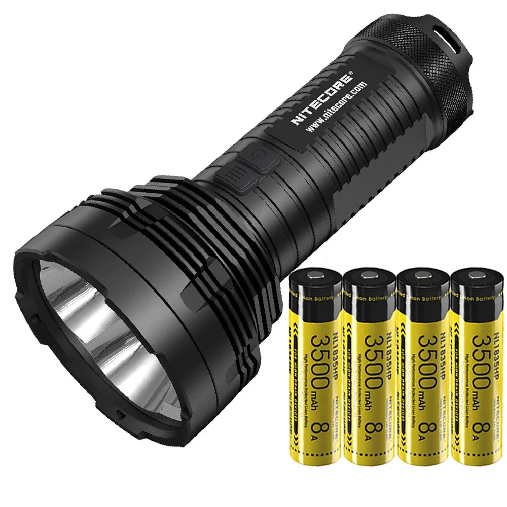 

NITECORE TM16GT Handheld Searchlight 4* CREE XP-L HI V3 LEDs max 3600 lumen Flashlight beam throw 1003 meter outdoor Torch