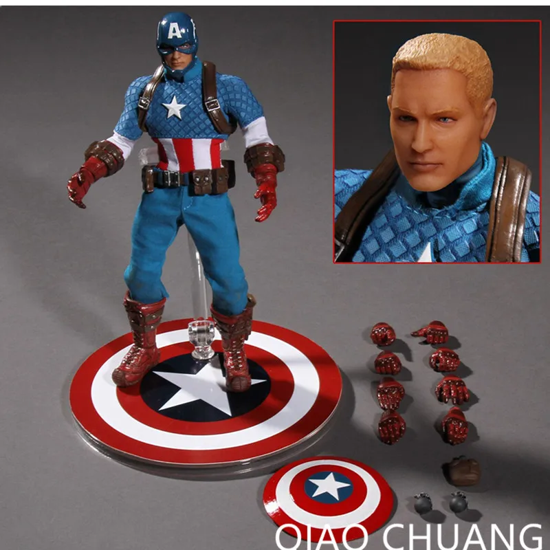

16CM Avengers:Infinity War SUPER HERO Universe Steve Rogers Commoner Captain America Super Soldier Action Figure G54