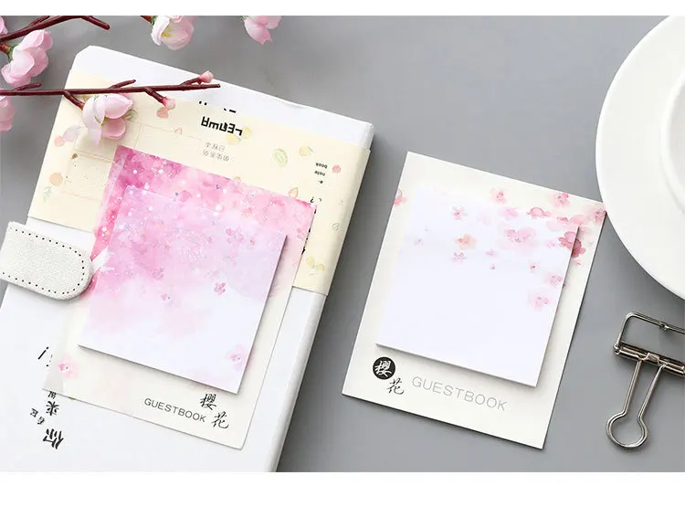 Милый стикер Удобный липкий tear post it note бумага для начальной школы девушка
