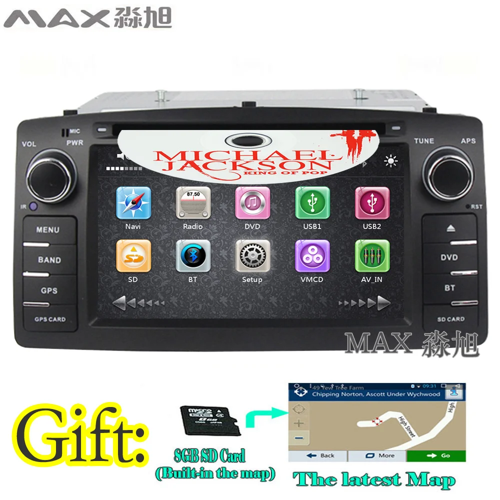 MAX 2 din Car DVD Player For BYD F3 2006-2013 Radio RDS GPS Navigation System Free Map 3G 1080P Bluetooth call/music swc | Автомобили и