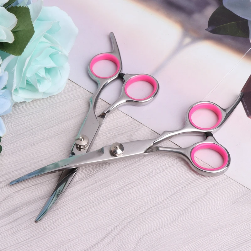 New 6" Stainless Steel Pet Gromming Curved Blade Scissors Dog Cat Cutting Hair Scissors Barber