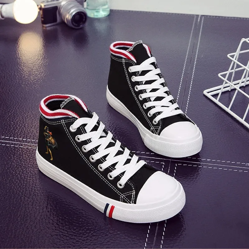 DC Comics Superman Superwoman Batman girl Wonder Woman Cartoon Printing Women's High-top Double Can