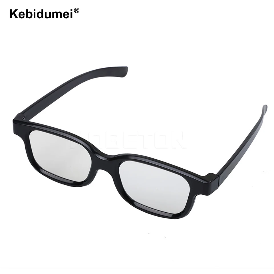 

kebidumei Universal TV Polarized Glasses 3D Fahion Glasses Sunglasses Style for Samsung Smart TV for LG for Sony for Sharp TV