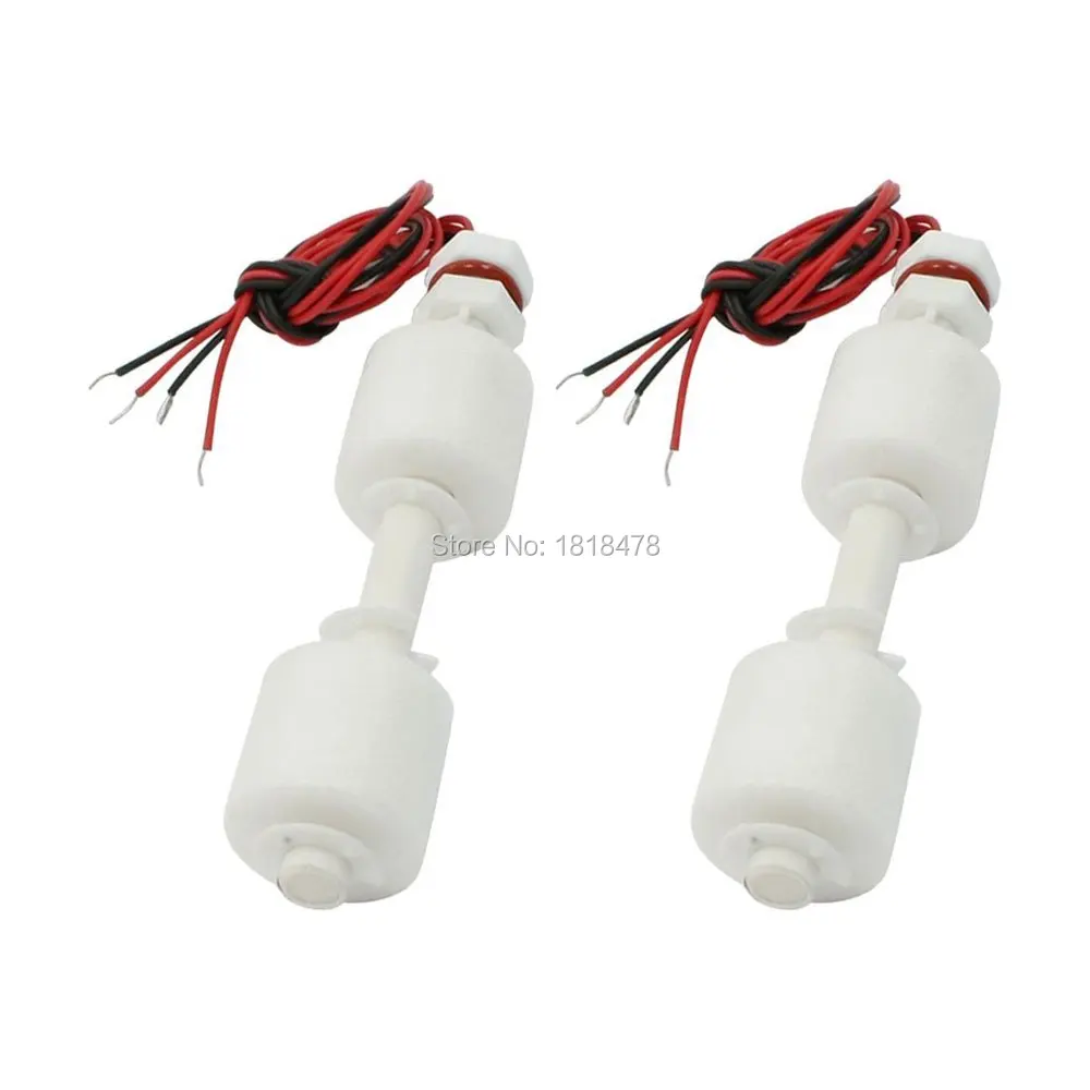 2Pcs Water Level Sensor 2 PP Floater Floating Switch ZP10010 2 52 White ...