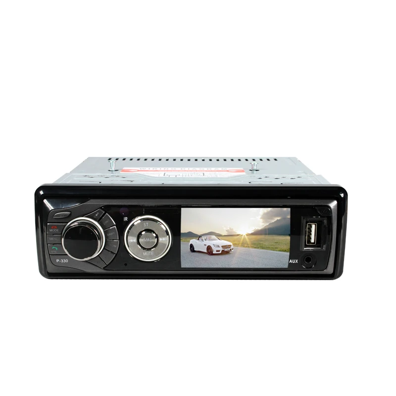 

3.5 inch one din Universal Folding is removable Panel DVD Player with Screen VCD/MP3/SD/USB/FM Transmitter SH3582DVD