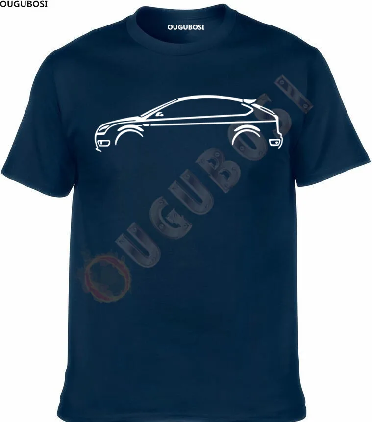 FORD FOCUS ST 225 MK2 FACELIFT RS INSPIRED Классическая Автомобильная футболка #225|Футболки| |