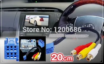 

RCA Female wire harness Audio Video Input Cable for TOYOTA
