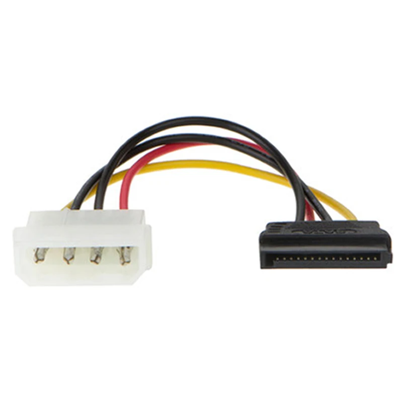 WEIJINTO SATA кабель питания сплиттер Molex 4pin к последовательному ATA 15pin Мужской Женский Y