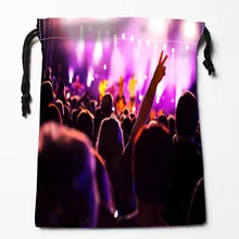 Best People and Music Drawstring Bags Custom Storage Printed Receive Bag Compression Type Bags Size 18X22cm Storage Bags