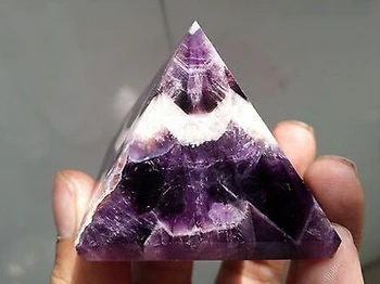 

NATURAL Dream Amethyst QUARTZ CRYSTAL Pyramid Cut Polished HEALING