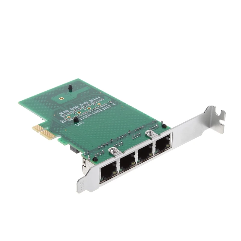 Планшет-PCIE PCI Express 10/100/1000 м до 4 порта 4x гигабитная карта Ethernet сетевой адаптер