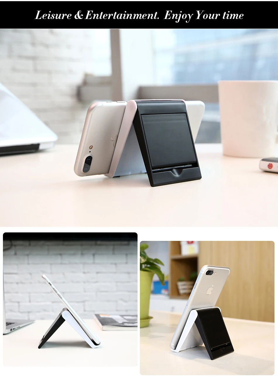 Universal Phone Holder For iPhone 7 Plus 6 Dock Stand For Samsung S8 S7 Edge S6 Huawei P9 P10 Plus Xiaomi Mi 5 6 Screen Cleaning (5)