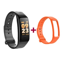 Good Wristbands C1s Coloration Display screen Waterproof Bracelet Coronary heart Charge Monitor Blood Stress Measurement Health Tracker Band for IOS