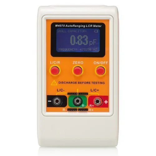 

DHDL-M4070 AutoRanging LCR Meter Up to 100H 100mF 20MR, 1% accuracy 5 digit display Orange