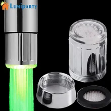 Креативный светодиодный светильник с изменением цвета для водопроводной воды с автоматическим питанием Изысканный Светящийся кран адаптер для водопроводного крана