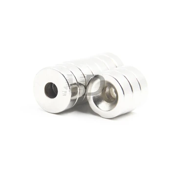 

10pcs Super Strong Round Neodymium Countersunk Ring Magnets 12mm x 5mm Hole: 4mm N35 Neodymium Magnet Free Shipping