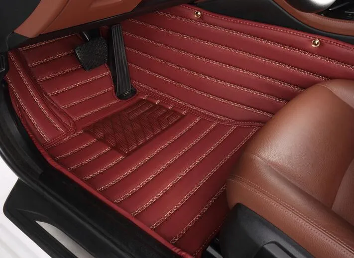 Бесплатная доставка и высокое качество коврики! Специальные коврики + багажник коврик для Toyota Alphard 7 мест 2014-2008 водонепроницаемые ковры