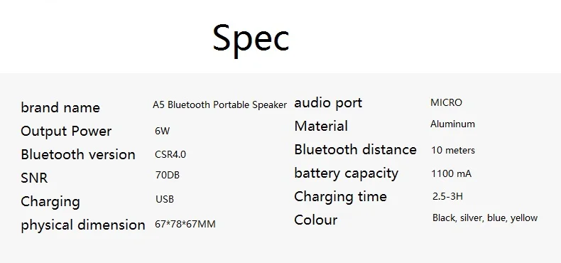 ADIN Hifi Bluetooth Vibration Speaker NFC Aluminum Speaker Call FM TF Speakers Outdoor Sport Subwoofer for Bluetooth Devices (30)