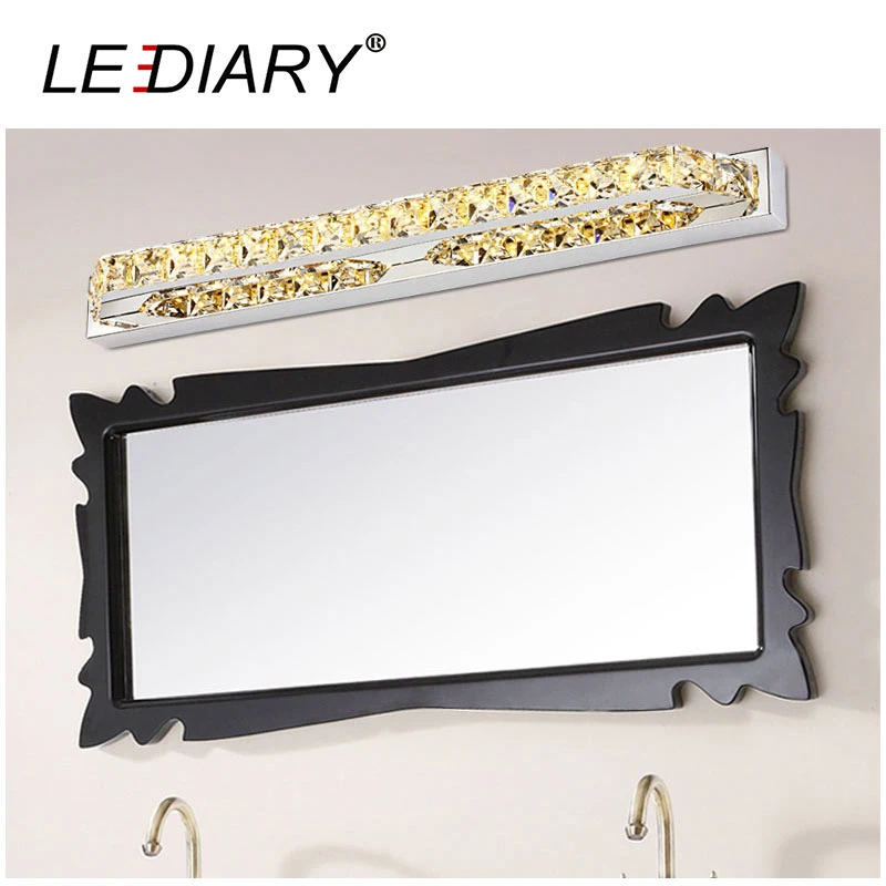 lediary 23 w 115 leds 87 cm lungo led specchio bagno lampada grado di cristallo