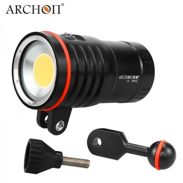 ARCHON WM66 DM60 Подводное освещение для видеосъемки 12000 люмен LED фотография факела 120W