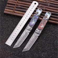 Высокая твердость острый тактический нож 3D Ручка для печати-оттиска Прямой Нож Пустыня прямой нож для выживания пряжки для подвешивания аксессуаров