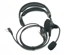 OPPXUN 2 Pin PTT микрофон наушники гарнитура для Kenwood Baofeng UV-5R UV5R GT-3 BF-888S Walkie Talkie CB радио
