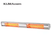 2x2000W IP65 Heater Wall Mounted Patio Radiant Electric Heater Home Appliances Halogen IR heaters Waterproof for Outdoor/Indoor