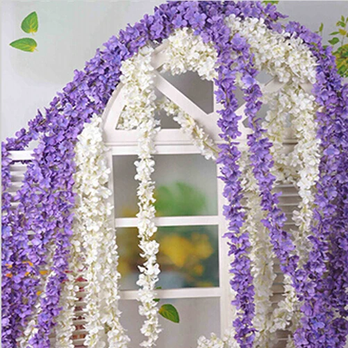 

New Arrival 90 Inch Long Branches Artificial Silk Fabric Flower Fresh Gladiolus 4 Color Available For Home Wedding Decorations