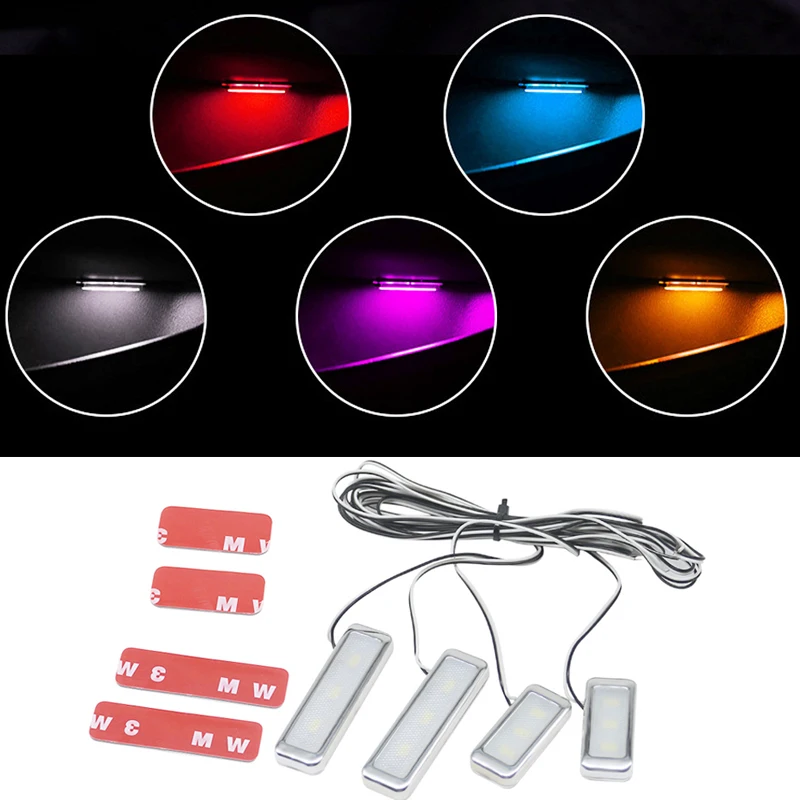 

Ambient Light LED Atmosphere Light Auto Interior Inner Door Bowl handle Armrest Light Car Door Interior Light Decorative Lamp