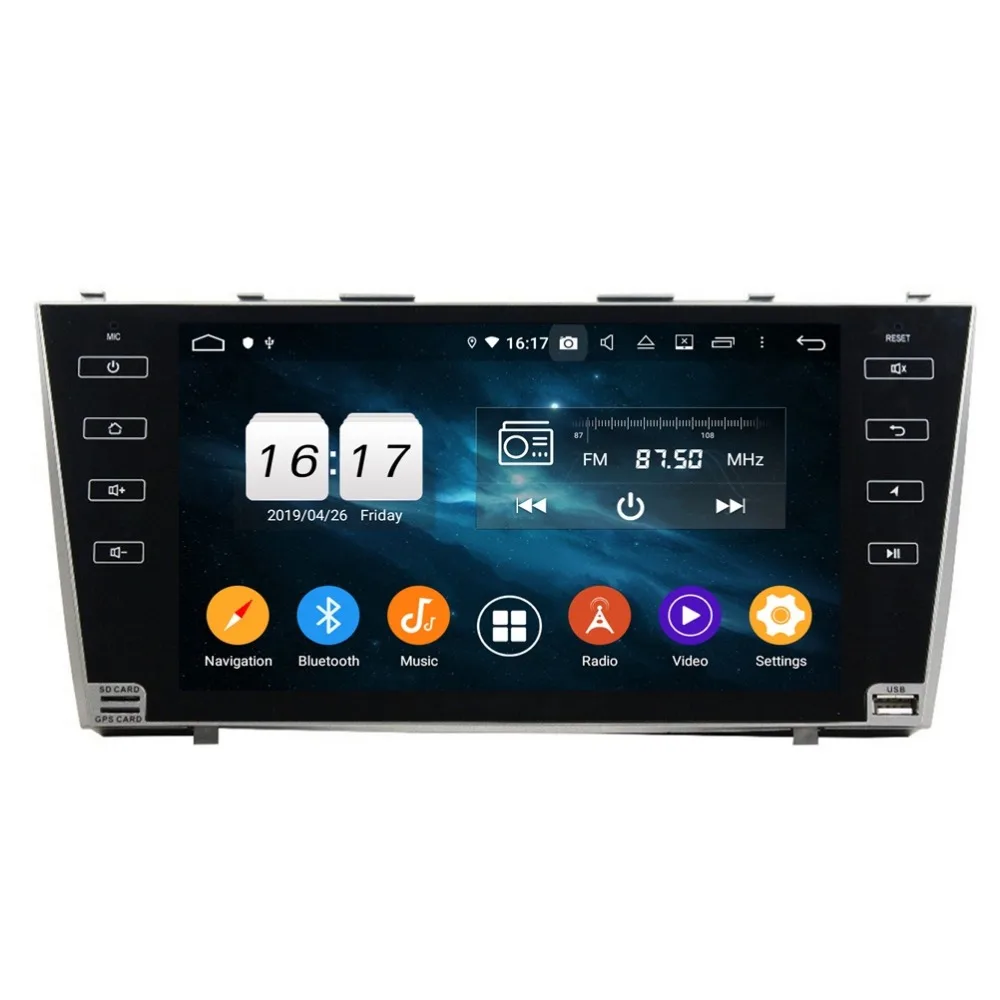 Clearance gb+32gb DSP Octa Core 2 din 9" Android 9.0 Car Radio DVD GPS for Toyota CAMRY 2007-2011 Bluetooth 4.2 WIFI USB Mirror-link 4