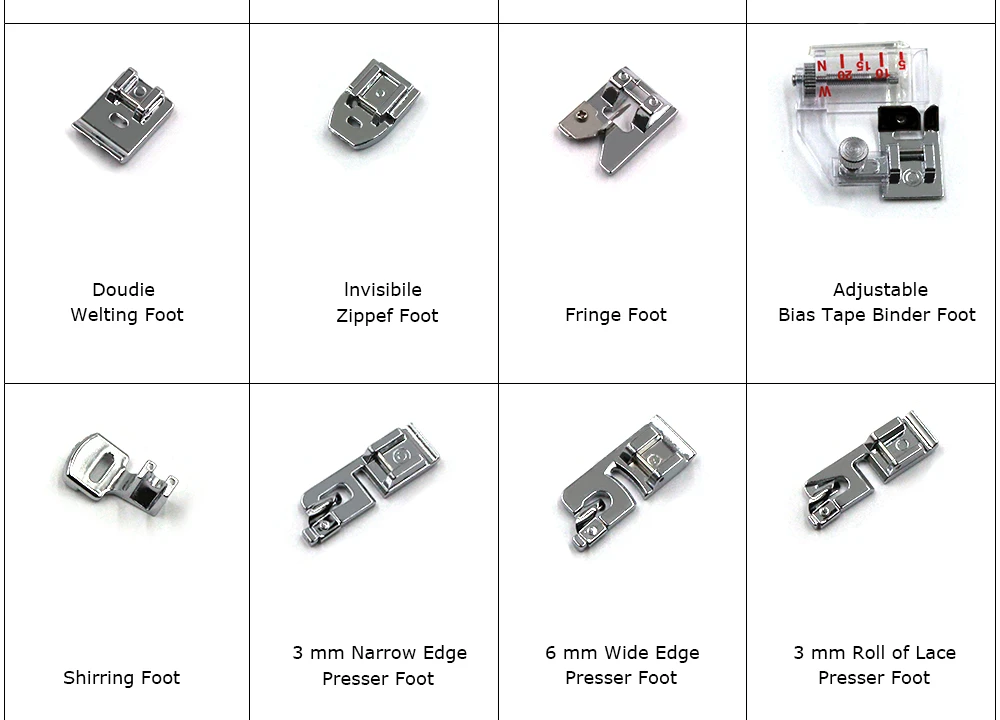 Описание швейных лапок. Набор лапок 32 шт для швейной машины Janome. Набор лапок для швейной машины 42 шт. Лапки для швейных машин и их Назначение Зингер. Комплект лапок u192lc