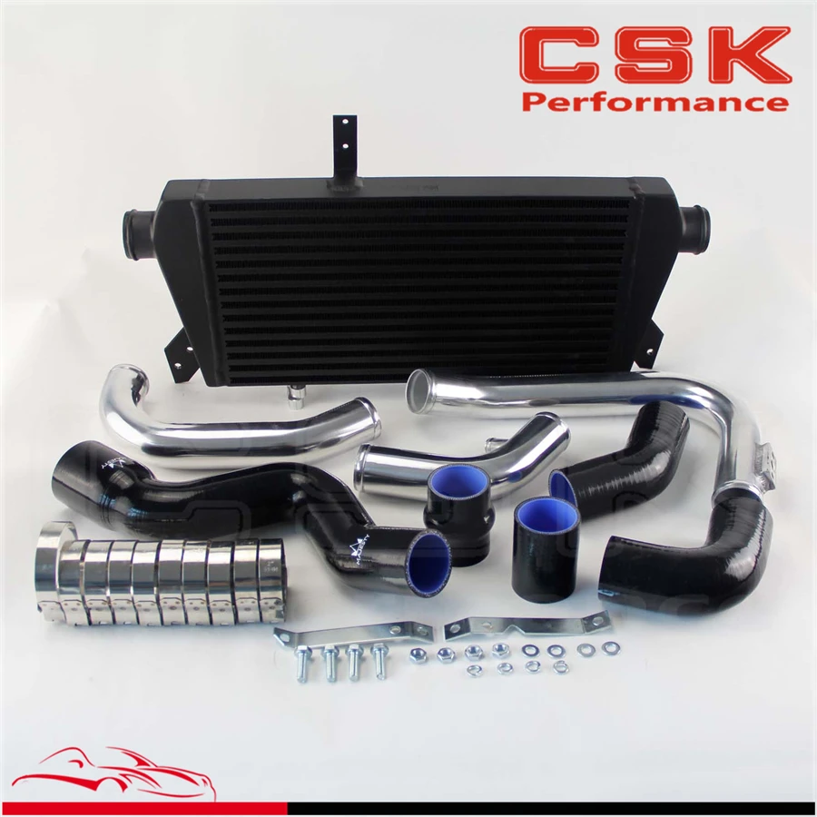 Переднее Крепление интеркулера + комплект труб подходит для Audi A4 1 8 T Turbo B6 Quattro 02 06