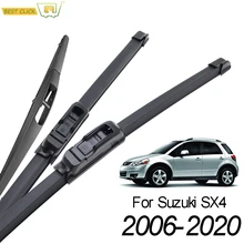 Misima lâminas de limpador para pára-brisas para suzuki sx4/sx4 s-cross frente janela traseira 2006 2007 2008 2009 2010 2011 2012 2013 2014 2015