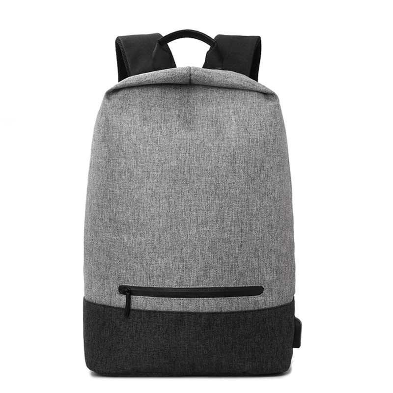 

Men 15inch Laptop Backpack Anti Theft Large Capacity Bagpack USB Charging School Bag Teenage Business Casual Canvas Korean Style