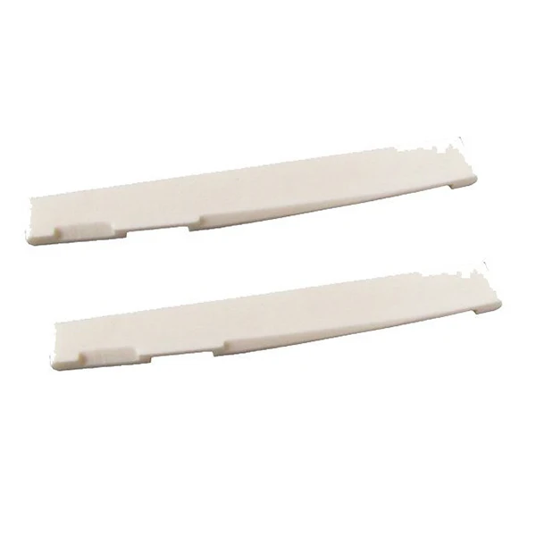 

New 6 String Acoustic Bone Bridge Guitar Slotted Saddle Guitar Parts(Pack of 2)