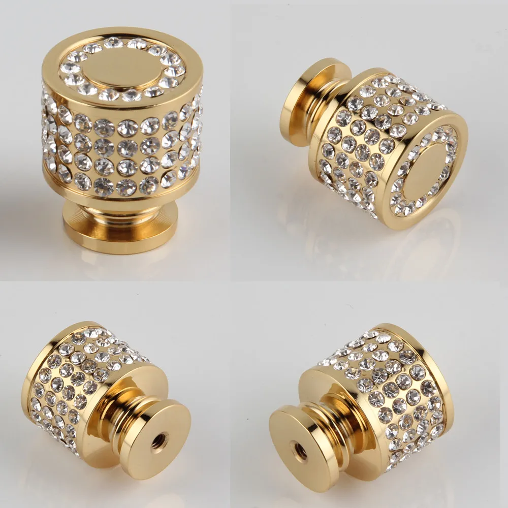 Круглые латунные ручки и для дверей шкафа 24 к|door knobs and handles|drawer pull handlespull handle |