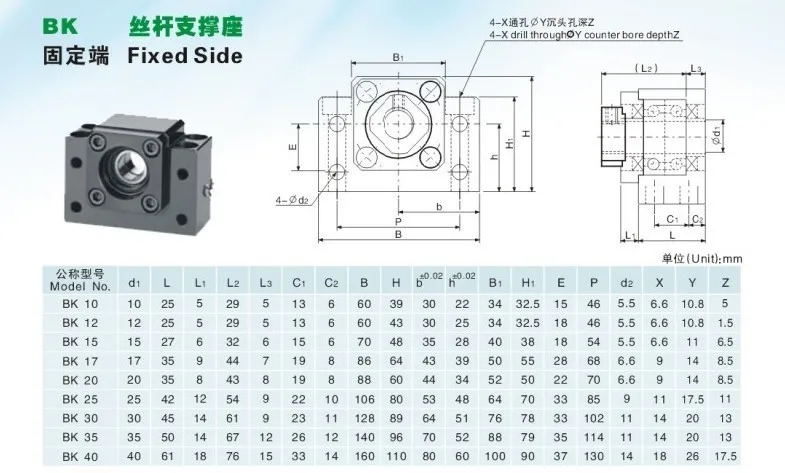 SANKUAI 1set SFU1204 Set SFU1204 Rolled Ball Screw C7 With End Machined Length 250mm 500 Mm Size : 250mm Coupler 1204 Ball Nut /& BK//BF12 End Support