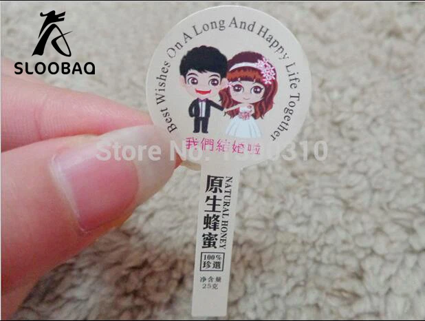 print sticker transparan