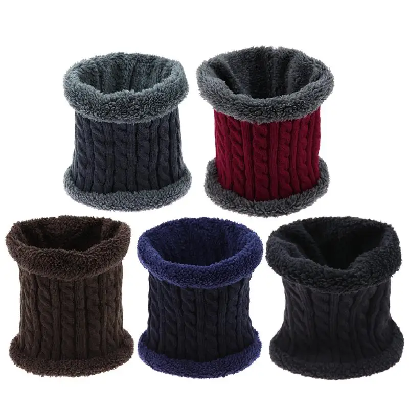 

Functional Winter Kids Neck Scarf for Women Children Boy Girl Thicken Knitting Wool Collar Scarf Hat Dual Use Soft Neck Warmer