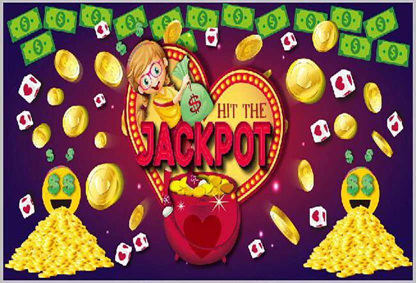 7 X5Ft Royale Casino Gold Coins Dadi Jackpot Custom Photo Studio Sfondo Sfondo Vinile 220Cm X 150Cm