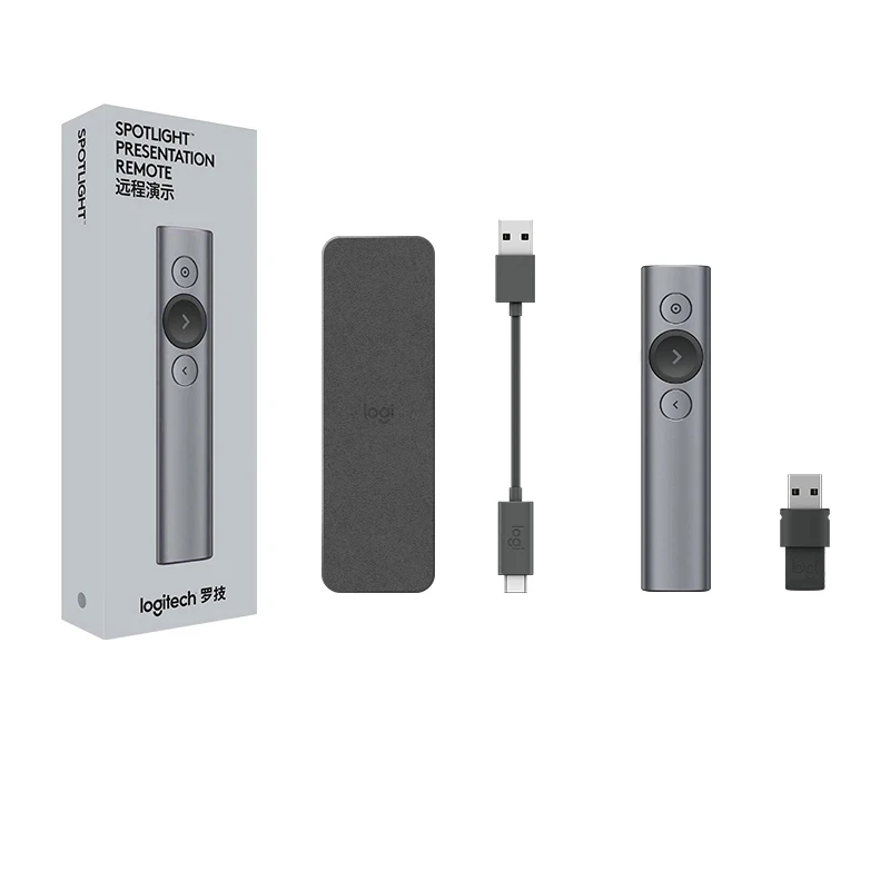 Logitech Spotlight Presentation Remote Slate Brand New