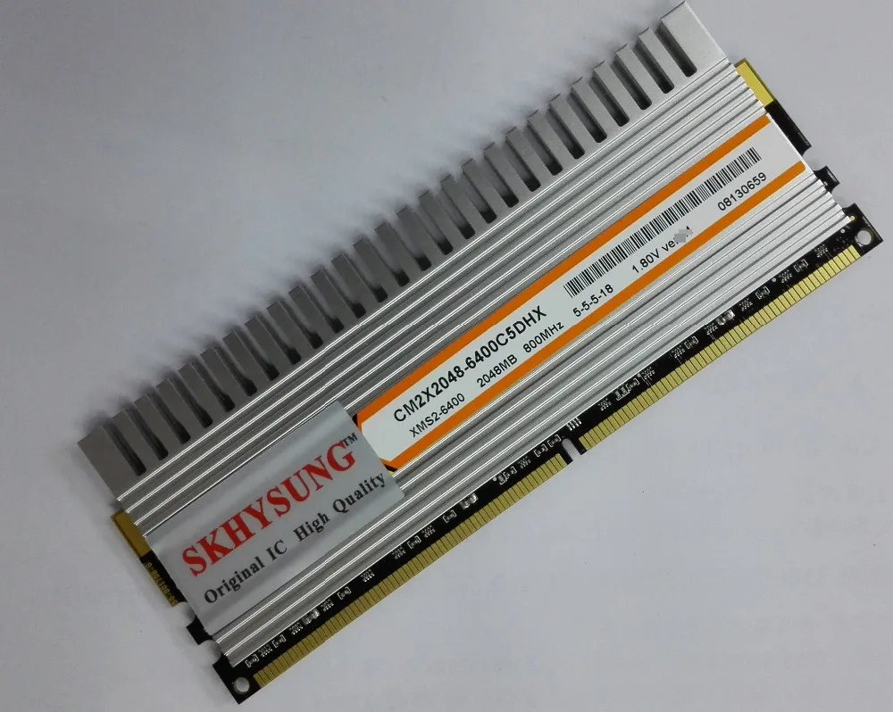 Free Shipping SKHYSUNG from XMS2 cor sair 2GB DDR2 800MHz Desktop RAM/CM2X2048-6400C5DHX/CL 5-5-5-18/ 2Rx8/1.8v | Компьютеры и офис