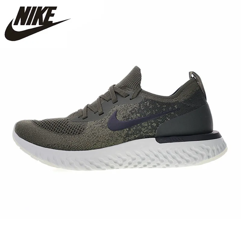 Nike Epic React Flyknit Men's Running Shoes Breathable Lightweight Outdoor Sneakers AQ0067-300 AQ0067-008