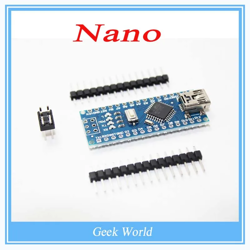 1PCS Nano 3.0 controller compatible with nano CH340 USB driver NO CABLE for Arduino NANO V3.0|controller drivers|controle usbarduino nano 3.0 - AliExpress