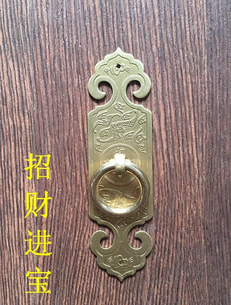 

Chinese antique furniture of Ming and Qing Dynasty Classical bookcase cabinet wardrobe cabinets copper flat copper handle door h
